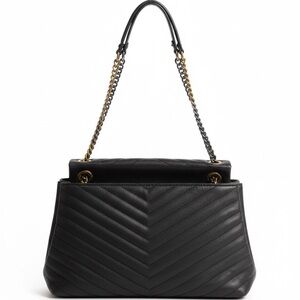 Rebecca Minkoff Black Quilted Leather Chair Shoulder Bag with Dust Bag